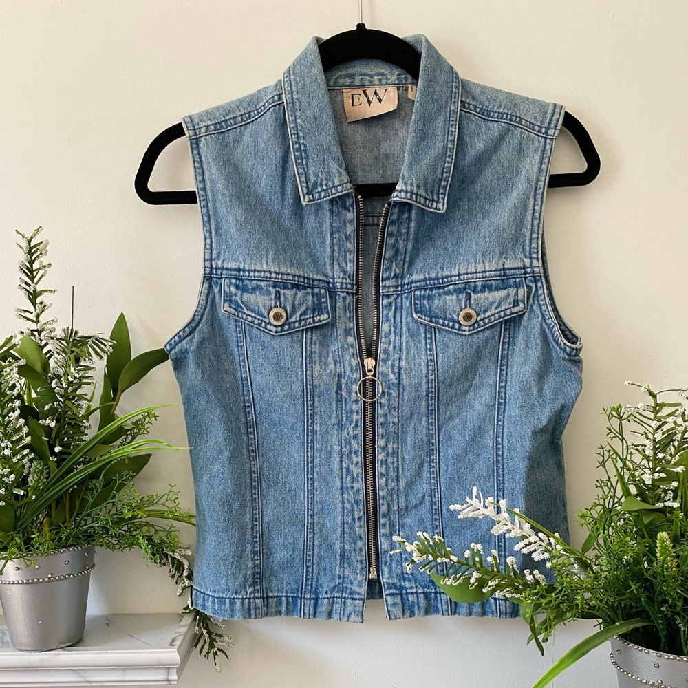 Denim vest